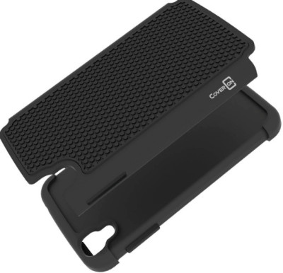 Силиконови гърбове Силиконови гърбове за Alcatel Силиконов гръб ТПУ Hybrid HARD ARMOR за Alcatel Idol 3 4.7 6039K / Alcatel Idol 3 mini LTE 6039Y черен